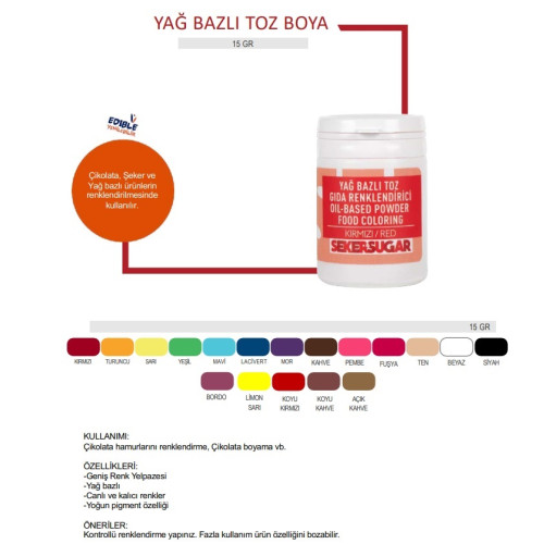 Ş&S Yağ Bazlı Toz Boya Siyah 25 gr