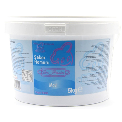 Dr. Paste Şeker Hamuru Mavi 2,5 kg