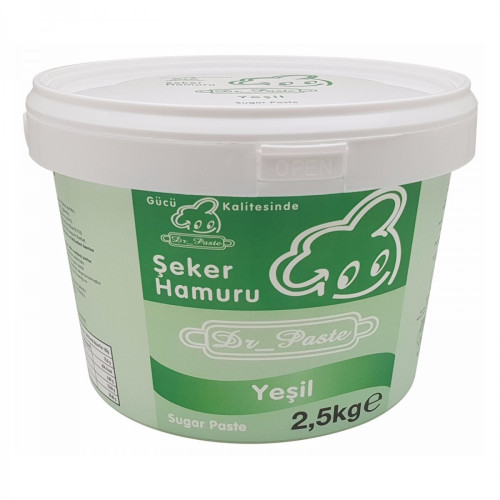 Dr. Paste Şeker Hamuru Yeşil 2,5 kg