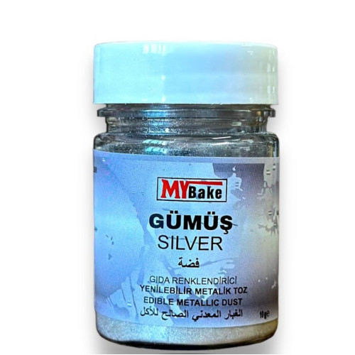 My Bake Sim Boya Glitter Powder Gümüş 10 gr