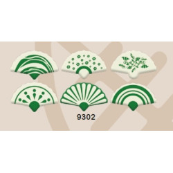 Gusto Dekor Yelpaze Yeşil 9302 240 Adet Gusto Dekor Yelpaze Yeşil 9302 240 Adet