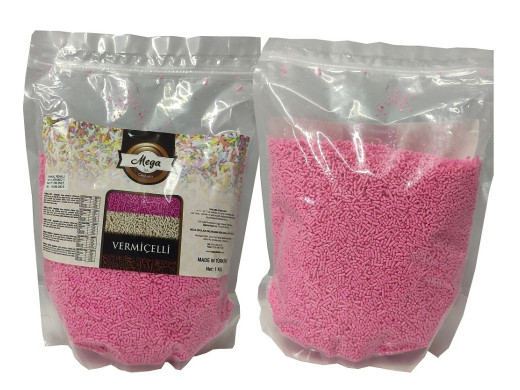 Mega Vermiçelli Frambuaz 1000 g