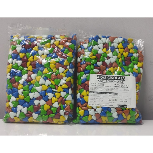 Kalp Bonbon Şekeri Aras 1000 g