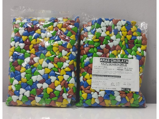 Kalp Bonbon Şekeri Aras 1000 g