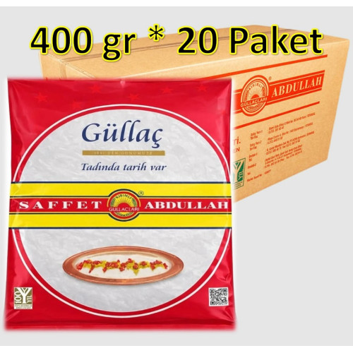Saffet Abdullah Güllaç 400 g 20 Paket