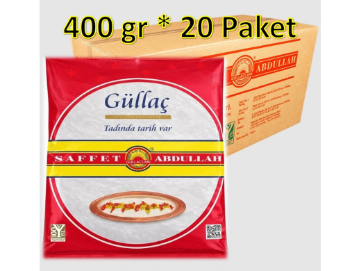 Saffet Abdullah Güllaç 400 g 20 Paket