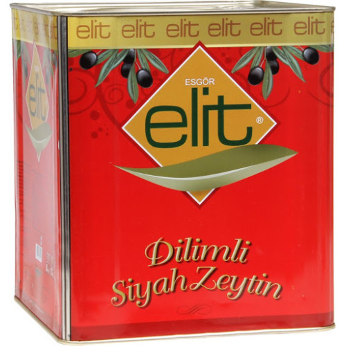 Elit Dilimli Zeytin Siyah 8 kg