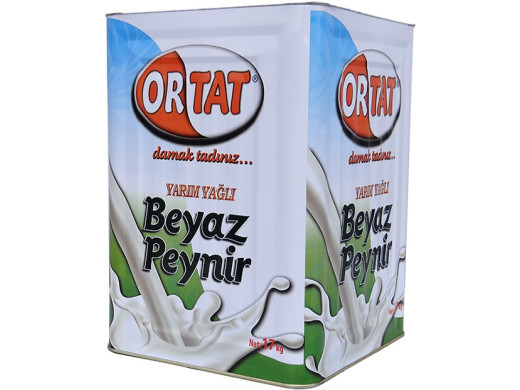 Ortat Y.Yağlı Beyaz Peynir Kültürlü 17 kg