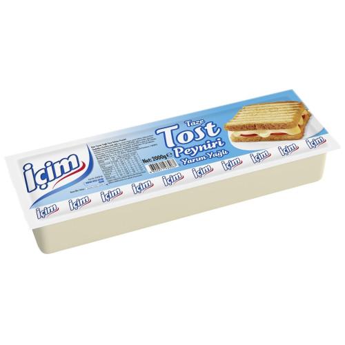 İçim Taze Tost Kaşar Peyniri Yarım Yağlı 2000 g