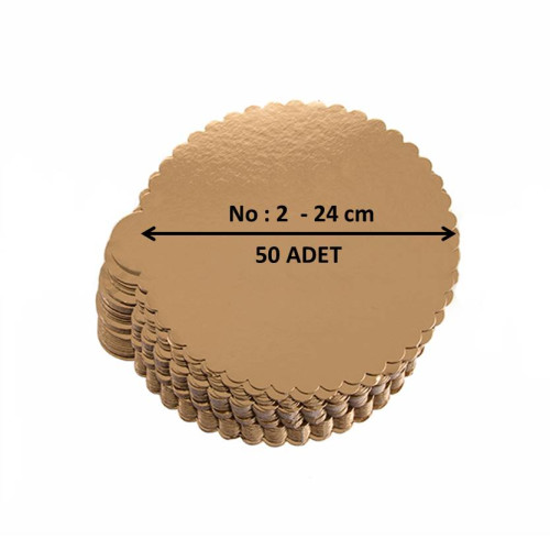 Pasta Mendili Kalın 24 Cm 50 Adet No:2