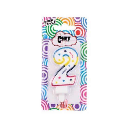 Rakamlı Mum 2 Yaş