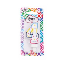 Rakamlı Mum 4 Yaş