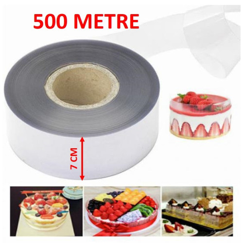 Yan Dekor Şeffaf 7 Cm 500 Metre İnce