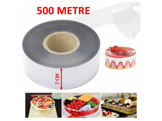 Yan Dekor Şeffaf 7 Cm 500 Metre İnce