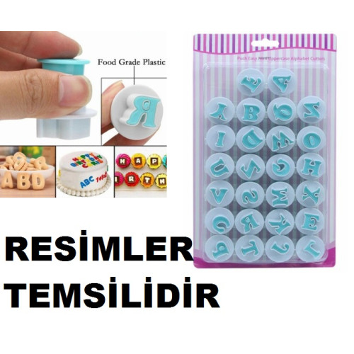 Plastik Kopat Mini Kalp 5 Li Set