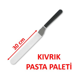 Creme Kıvrık Pasta Paleti 30 Cm