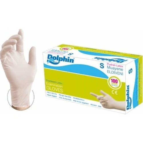 Eldiven Small Latex Pudralı