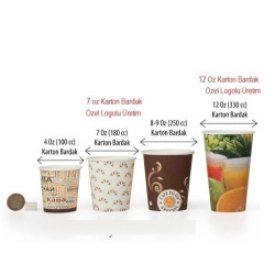 6,5 Oz Karton Bardak 50 Adet