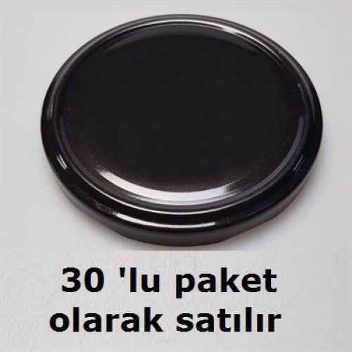 Siyah Kapak Magnolya Kavanozu İçin 30 Adet