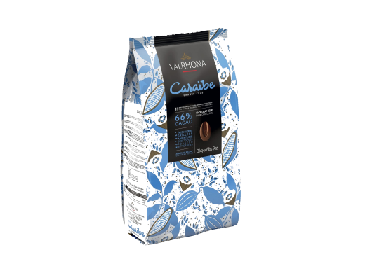VALRHONA CARAIBE 66% KUVERTÜR ÇİKOLATA [3 KG]