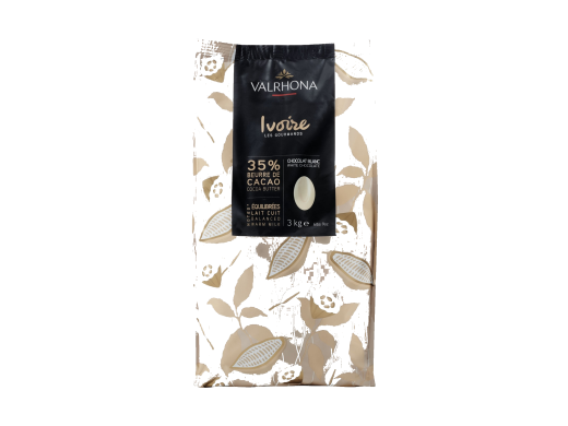 VALRHONA IVOIRE 35% BEYAZ KUVERTÜR ÇİKOLATA [3 KG]