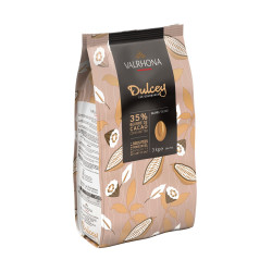 Valrhona Dulcey 35% Blond Kuvertür Çikolata 3 kg Valrhona Dulcey 35% Blond Kuvertür Çikolata 3 kg